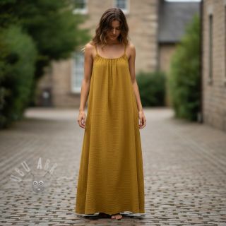 Muślin double gauze gold ORGANIC