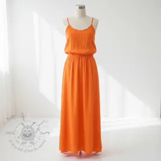Muślin double gauze neon orange