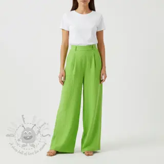 Muślin double gauze neon lime