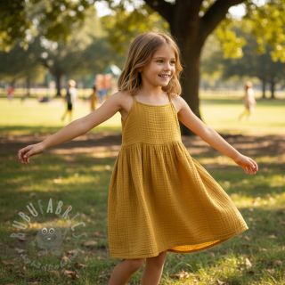 Muślin double gauze gold