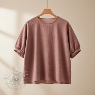 Muślin double gauze old blush ORGANIC