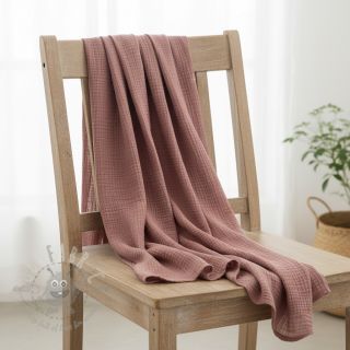 Muślin double gauze old blush ORGANIC