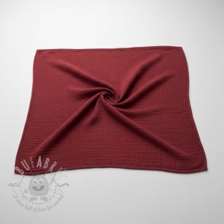 Muślin double gauze wine