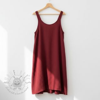 Muślin double gauze wine