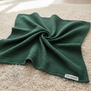 Muślin double gauze old green