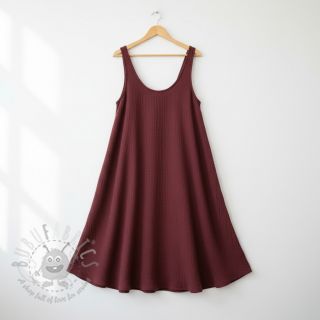 Muślin double gauze rouge