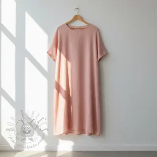 Muślin double gauze light rose