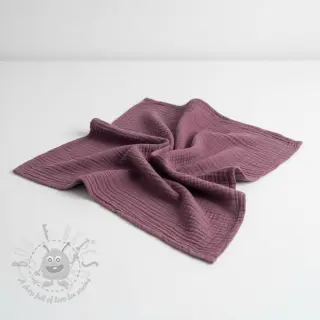 Muślin double gauze purple