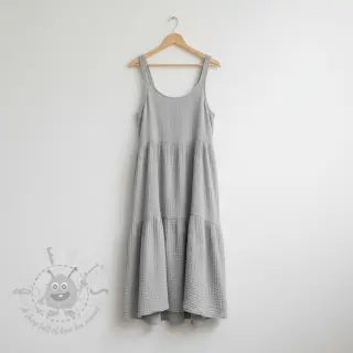 Muślin double gauze light grey