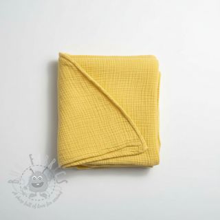 Muślin double gauze soft yellow