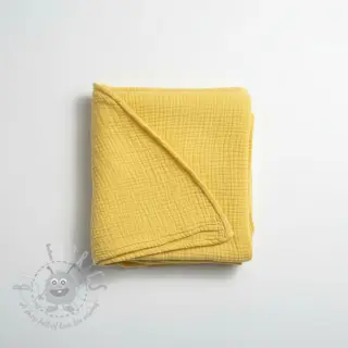 Muślin double gauze soft yellow