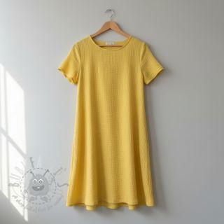 Muślin double gauze soft yellow