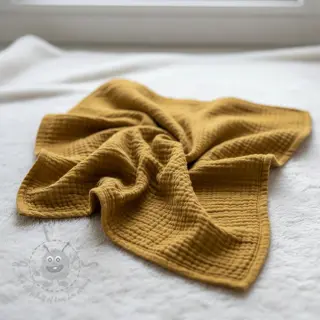 Muślin double gauze ochre