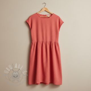 Muślin double gauze coral