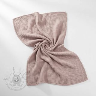 Muślin double gauze old rose