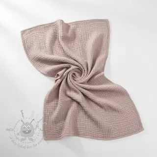 Muślin double gauze old rose