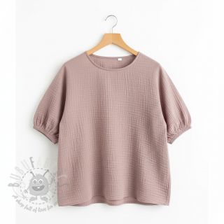 Muślin double gauze old rose