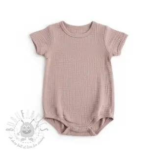 Muślin double gauze old rose