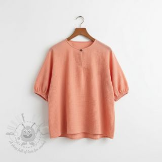 Muślin double gauze salmon