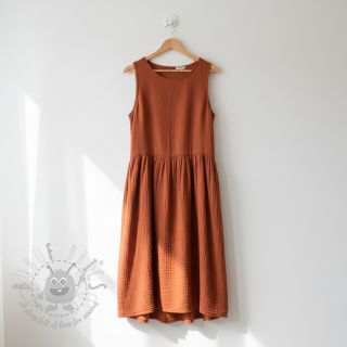 Muślin double gauze terra ORGANIC