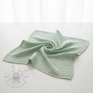 Muślin double gauze mint ORGANIC