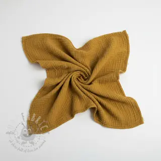 Muślin double gauze ochre ORGANIC