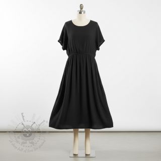 Muślin double gauze black