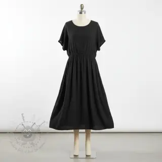 Muślin double gauze black