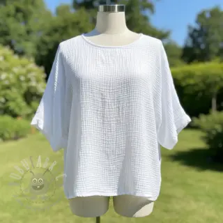 Muślin double gauze white