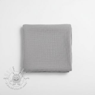 Muślin double gauze grey