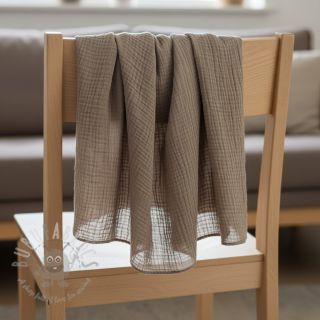 Muślin double gauze sand