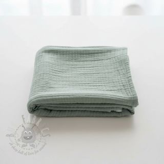 Muślin double gauze dark mint