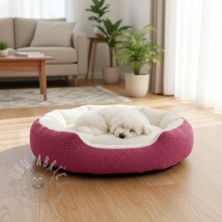 Fleece TEDDY DOUBLE SIDED pink