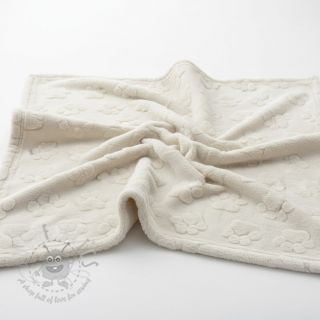 Polar Paw prints ecru