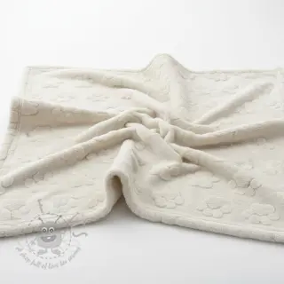 Polar Paw prints ecru