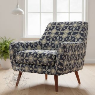 Bawełniana tkanina JEANS EMBROIDERY Niva design B