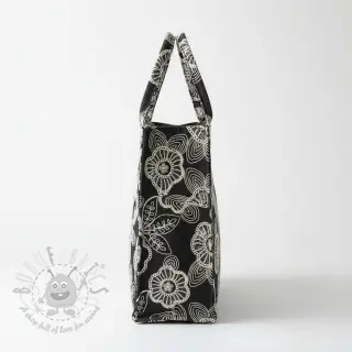 Bawełniana tkanina JEANS EMBROIDERY Niva design C
