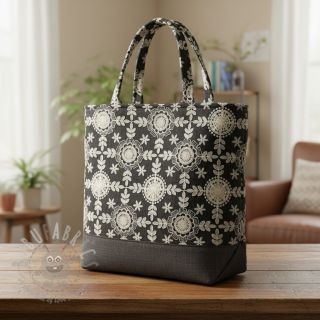 Bawełniana tkanina JEANS EMBROIDERY Niva design D