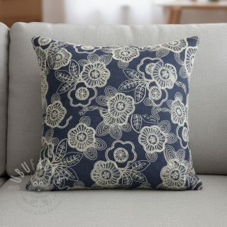 Bawełniana tkanina JEANS EMBROIDERY Niva design A