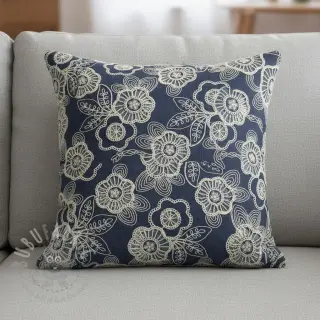 Bawełniana tkanina JEANS EMBROIDERY Niva design A