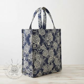 Bawełniana tkanina JEANS EMBROIDERY Niva design A