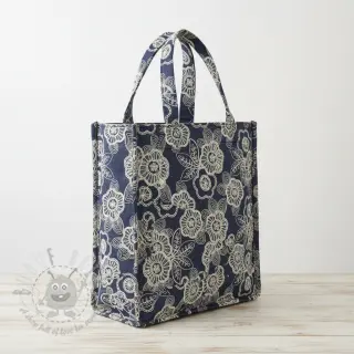Bawełniana tkanina JEANS EMBROIDERY Niva design A