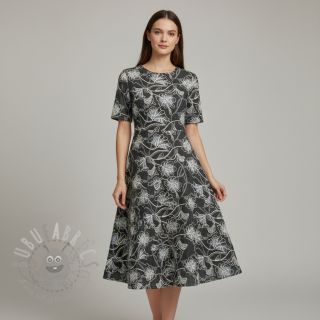 Bawełniana tkanina JEANS EMBROIDERY Lisa design C