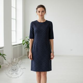 JEANS JACQUARD Ragged dots jeans