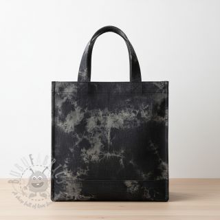 JEANS TIE DYE black