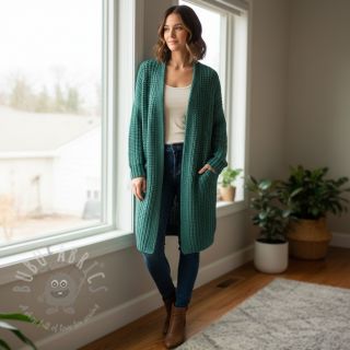 Dzianina swetrowa BIG KNIT ocean green