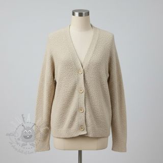 Dzianina swetrowa Paris bouclé natural