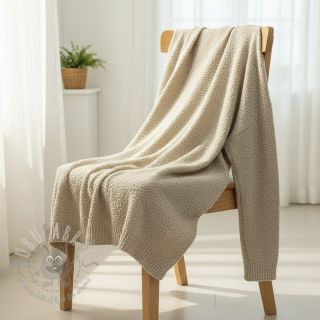 Dzianina swetrowa Paris bouclé natural