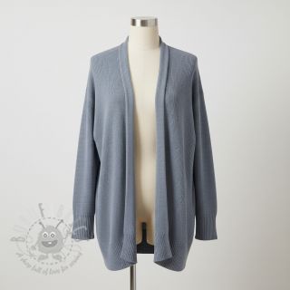 Dzianina swetrowa BABY KNIT steel blue