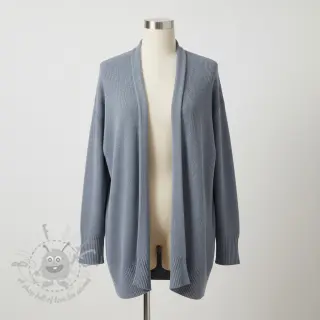 Dzianina swetrowa BABY KNIT steel blue